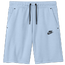 Nike Tech Fleece Shorts - Girls' Grade School Psychic Blue/Black