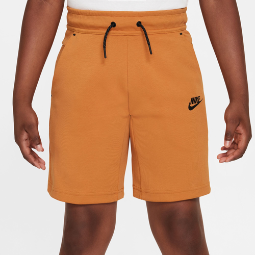 

Nike Boys Nike NSW Tech Fleece Shorts - Boys' Grade School Monarch/Black Size S