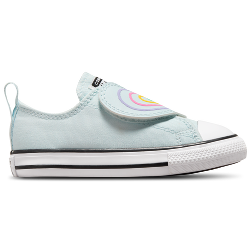 

Girls Converse Converse Chuck Taylor All Star One Strap - Girls' Toddler Running Shoe Blue Size 10.0