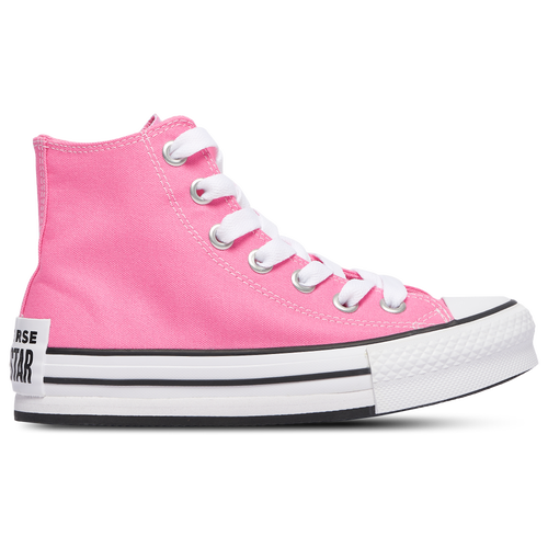 

Converse Girls Converse CTAS Eva Lift High Sketch - Girls' Grade School Basketball Shoes Pink/White/Black Size 6.0