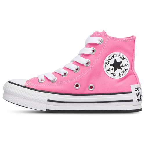 Converse Kids Grade School Chuck Taylor All Star EVA Lift Platform High Top Shoes Size 7 Pink White Black