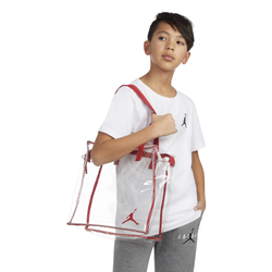 Youth - Jordan Stadium Tote Bag - Clear/Red