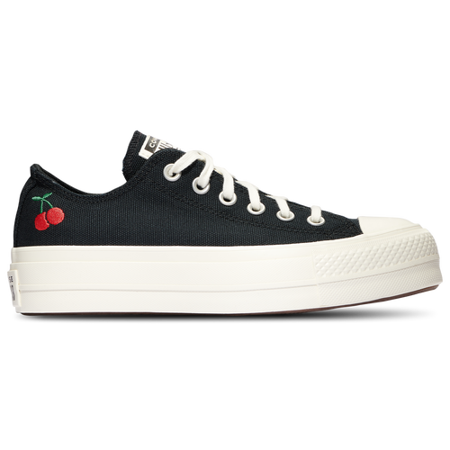 

Converse Womens Converse Chuck Taylor All Star Lift Ox - Womens Shoes Egret/Black/Red Size 09.5