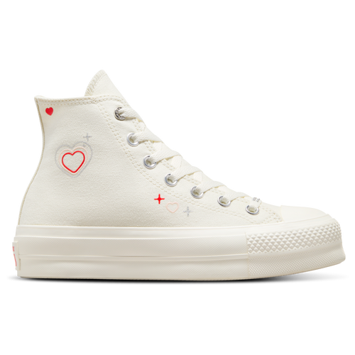 

Converse Womens Converse Chuck Taylor All Star Lift - Womens Basketball Shoes White/Pink Size 7.0