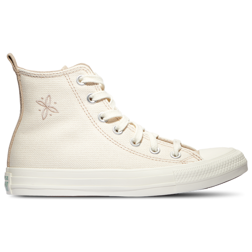 

Girls Converse Converse Chuck Taylor All Star Hi - Girls' Grade School Basketball Shoe Egret/Nutty Granola/White Size 04.0