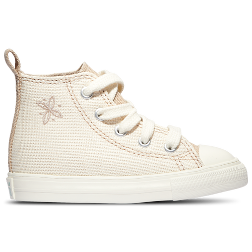 

Converse Girls Converse Chuck Taylor All Star Hi - Girls' Toddler Basketball Shoes White/Egret/Nutty Granola Size 9.0