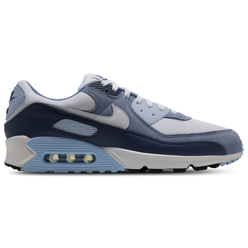 Nike Mens Air Max 90 - Running Shoes - Ice Blue / White / Diffused Blue Size 9.5