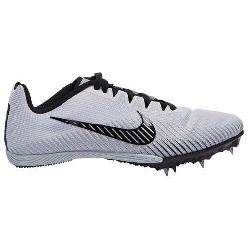 Nike Zoom Rival M 9 - Men's Mid Distance Spikes - Pure Platinum / Black / Metallic Silver - AH1020-005
