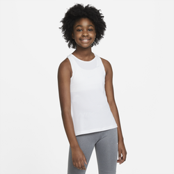 Girls' Grade School - Nike Pro Tank - White/Pure Platinum