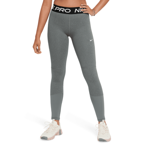 Nike Girl's Pro Dri-FIT Leggings - Black/White (DA1028-010) • Price »