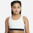 Nike Pro Swoosh Bra - Girls' Grade School White/Pure Platinum