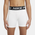 Nike Pro 3" Shorts - Girls' Grade School White/Pure Platinum