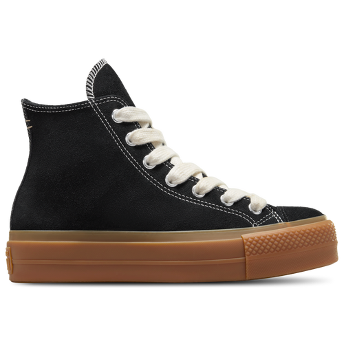 Converse Chuck Taylor All Star Lift Platform Gum Sole Suede for Women in Black Size 8