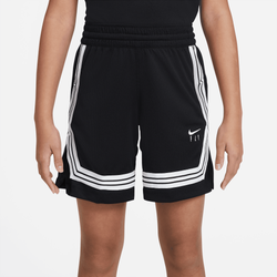 Girls' Grade School - Nike Fly Crossover Shorts - Black/White