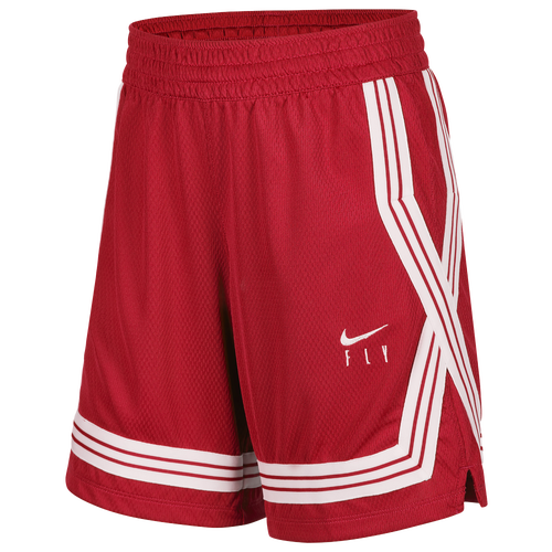 Nike Fly Crossover Big Kids' (girls') Basketball Shorts In University Red/white