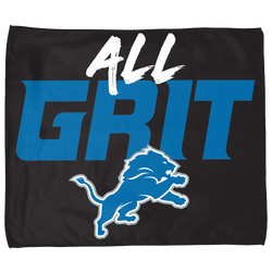 Adult - WinCraft Detroit Lions Rally Towel - Honolulu Blue/Silver/Black