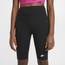 Nike 9 Inch Bike Shorts - Girls' Grade School Black/White