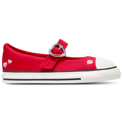 Girls' Infant - Converse Chuck Taylor All Star Dainty Mary Jane - Red/Light Jellyfish