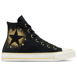 Girls' Grade School - Converse Chuck Taylor All Star Hi - Black/White/Gold