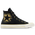 Converse Chuck Taylor All Star Hi - Girls' Grade School Black/White/Gold