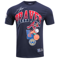 Men's - Pro Standard Braves Hometown T-Shirt - Navy/Navy