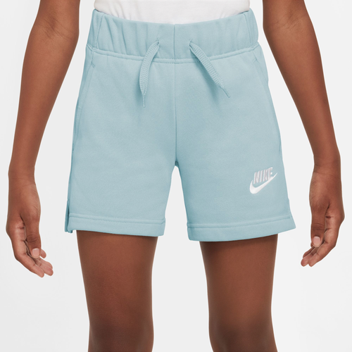 

Nike Girls Nike 5 Inch Club Shorts - Girls' Grade School Ocean Bliss/White Size S