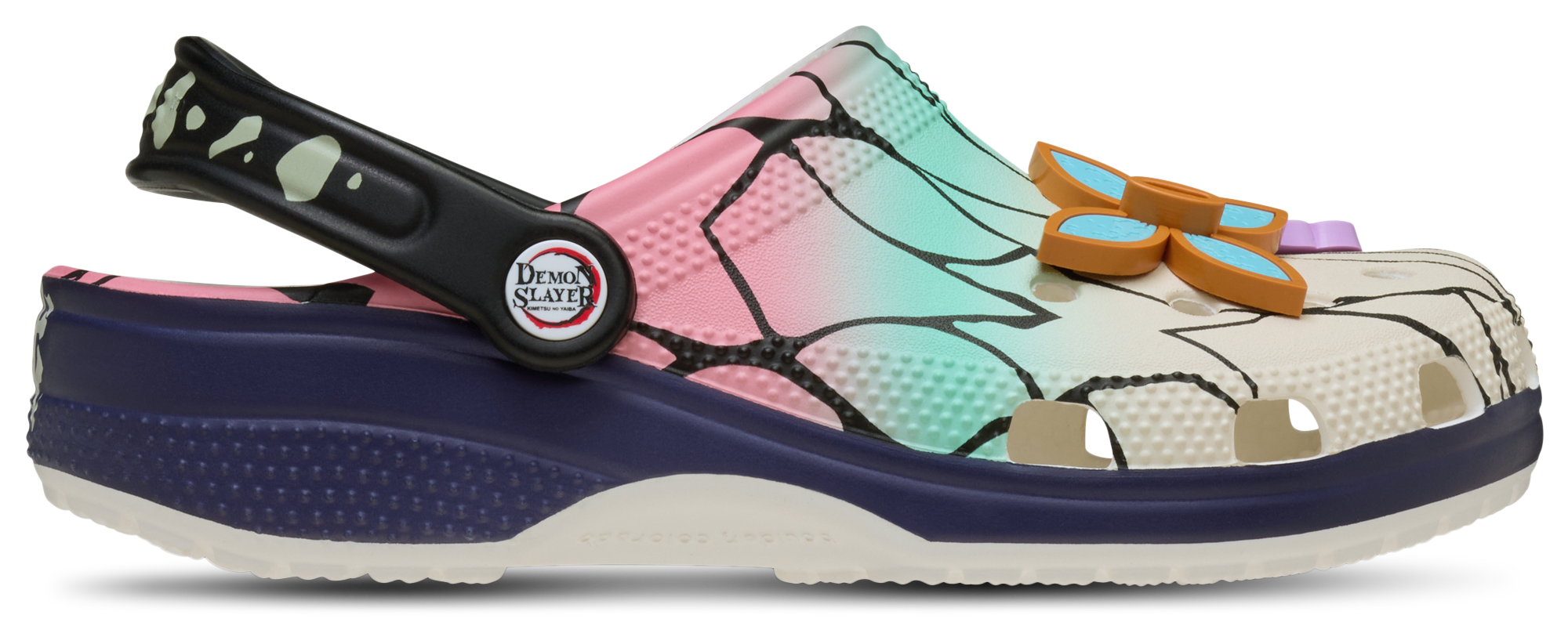 Crocs Demon Slayer Shinobu Classic Clogs | Foot Locker display picture 1