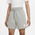 Jordan Flight Fleece Shorts - Women's Gray Heather/Gray Heather