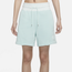 Jordan Flight Fleece Shorts - Women's Light Dew/Barely Green