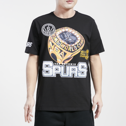 Men's - Pro Standard Spurs Champ Ring T-Shirt - Black/Black