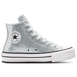 Girls' Grade School - Converse Chuck Taylor All Star EVA Lift Hi - Silver/White/Barely Grey