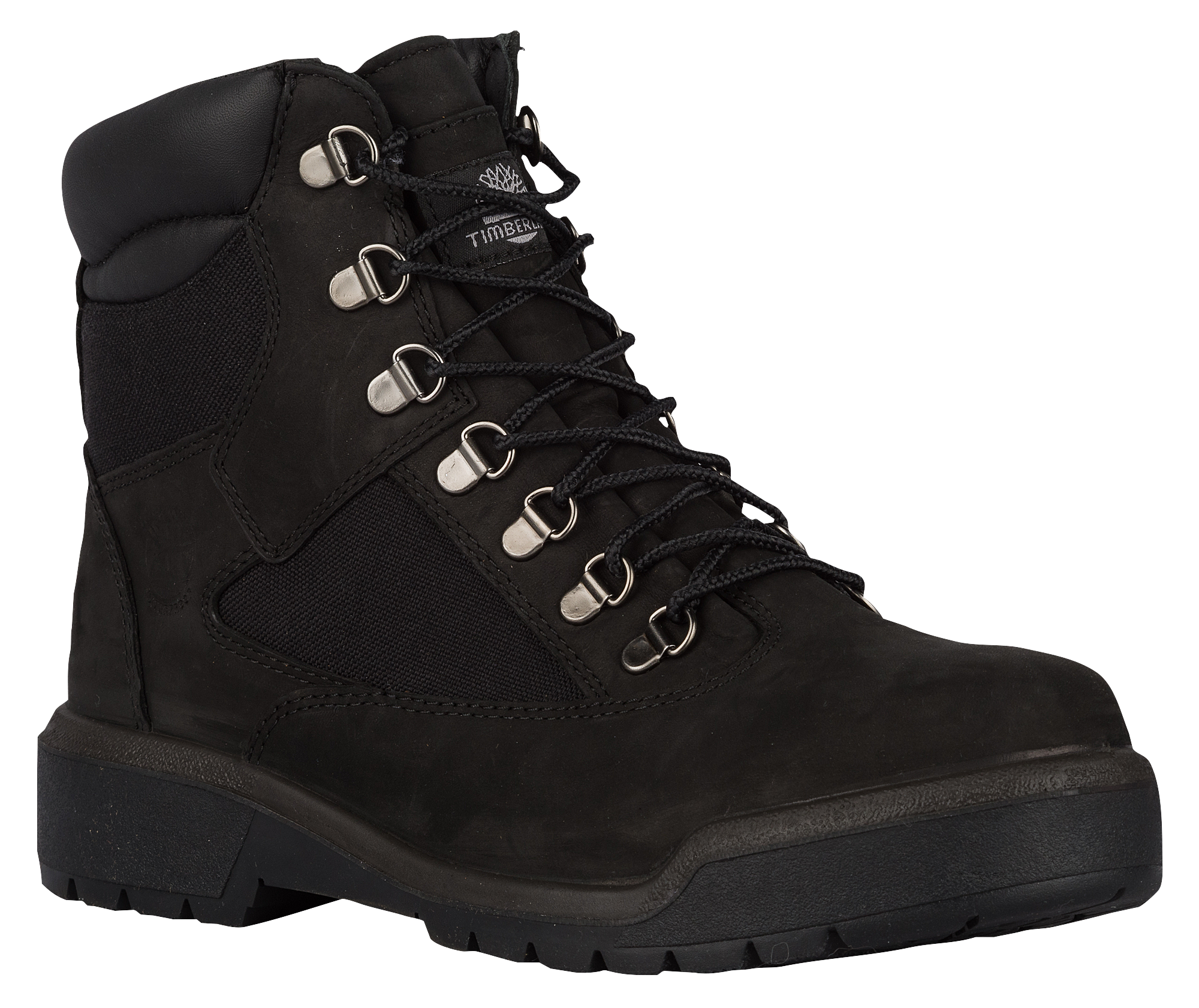 Black timbs clearance field boots