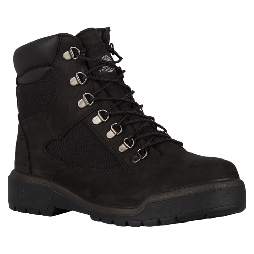 Shop Timberland Mens  6" Field Boots In Black/black