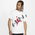 Jordan HBR Stretch T-Shirt - Men's White/Black/Gym Red