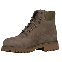 Boys' Grade School - Timberland 6'' Premium Waterproof Boots - Canteen Green