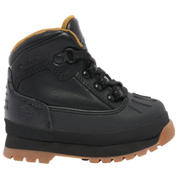 Girls' Infant - Timberland Euro Hiker Shell Toe Boots - Black Full Grain