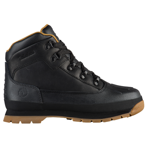 

Timberland Boys Timberland Euro Hiker Shell Toe Boots - Boys' Preschool Black Full Grain Size 13.5