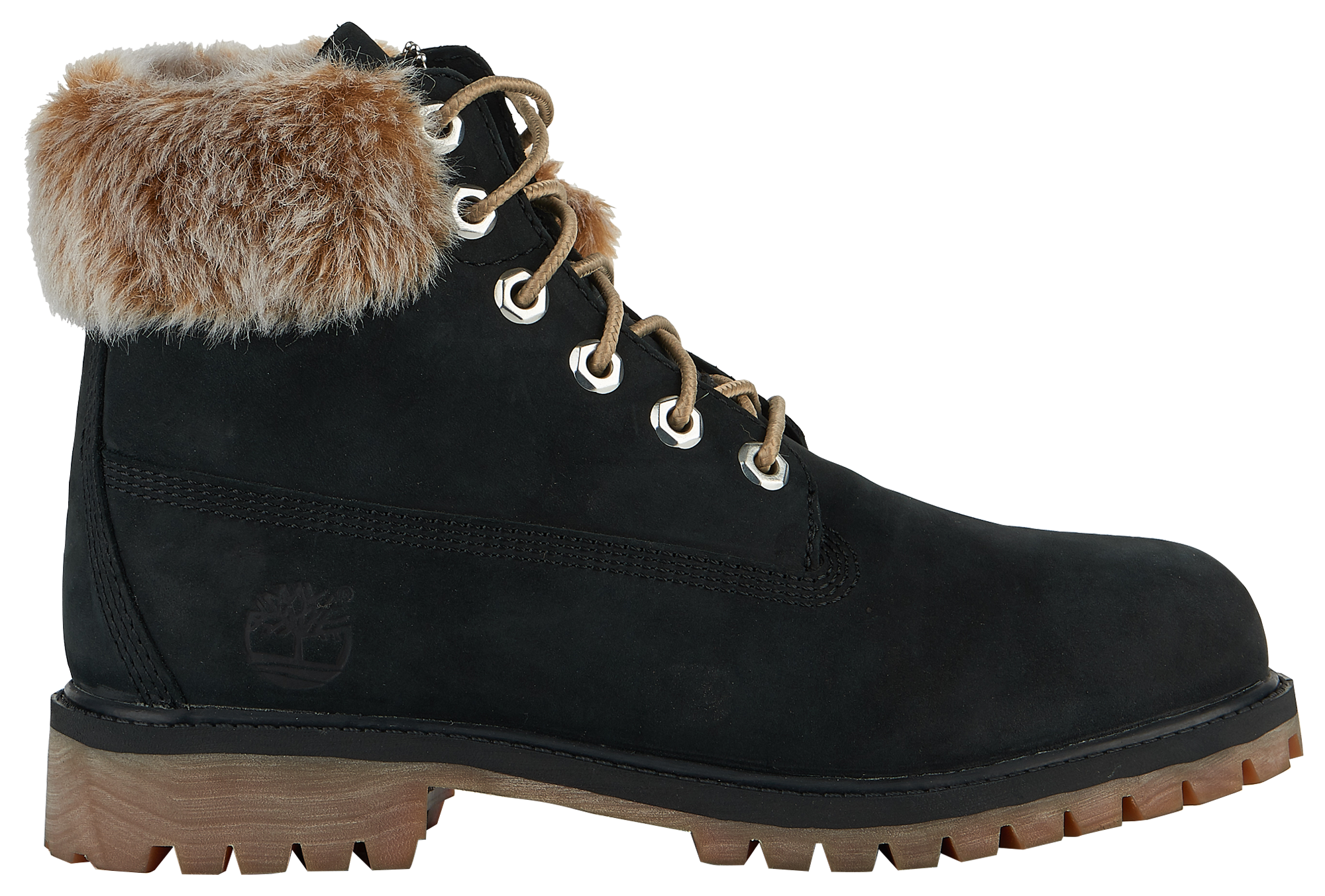 timberland style boots with fur