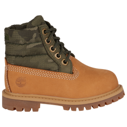 Boys' Toddler - Timberland 6" Puffer Boots - Wheat/Camo