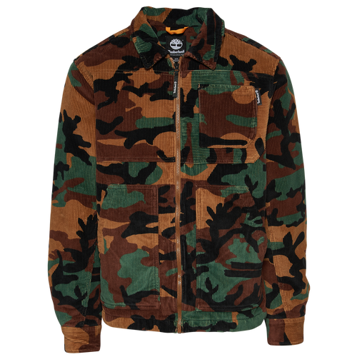 

Timberland Mens Timberland Camo Corduroy Chore Jacket - Mens Camo Size S