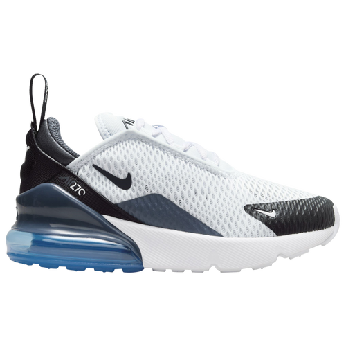 

Boys Preschool Nike Nike Air Max 270 - Boys' Preschool Shoe Football Grey/Thunder Blue/Black Size 12.0