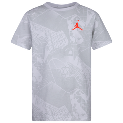 Boys' Grade School - Jordan Flight Attitude T-Shirt - White/White