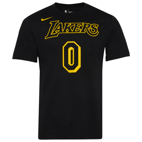 

Nike Mens Nike Lakers Mamba Name & Number T-Shirt - Mens Black/Yellow Size S