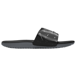 Boys' Grade School - Nike Kawa Slide - Black/White