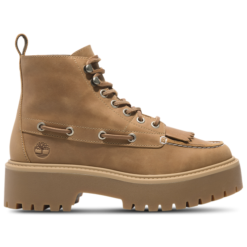  - Timberland Stone Street Platform Kiltie Boot - Wheat Full Grain
