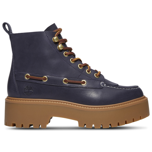 Timberland Stone Street Platform Hiking Boot In Blue