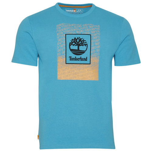 

Timberland Mens Timberland OA Graphic T-Shirt - Mens Blue Size L