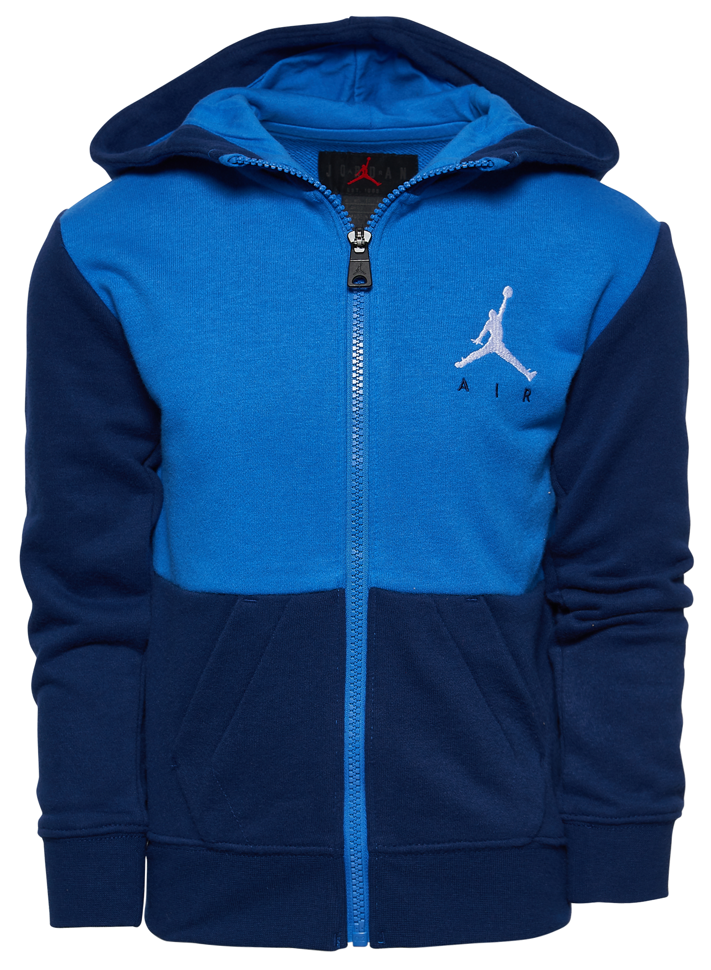 black and blue jordan hoodie