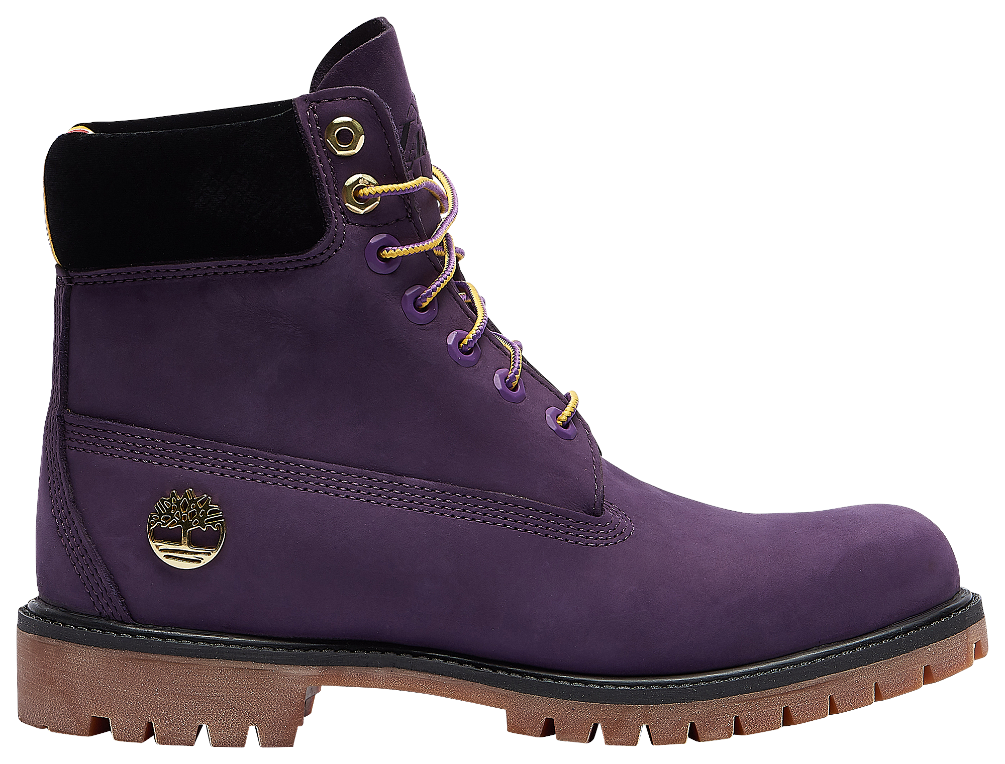 purple tims boots