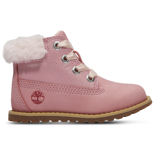 Timberland Girls   Pokey Pine Fur In Pink